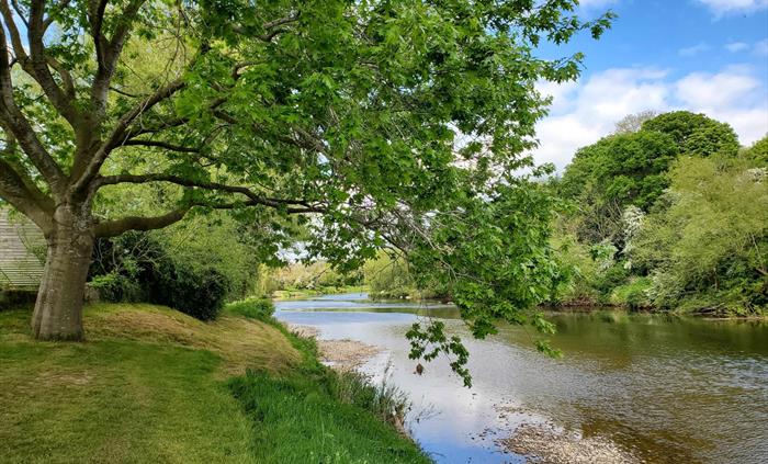 Looking down the river Wye